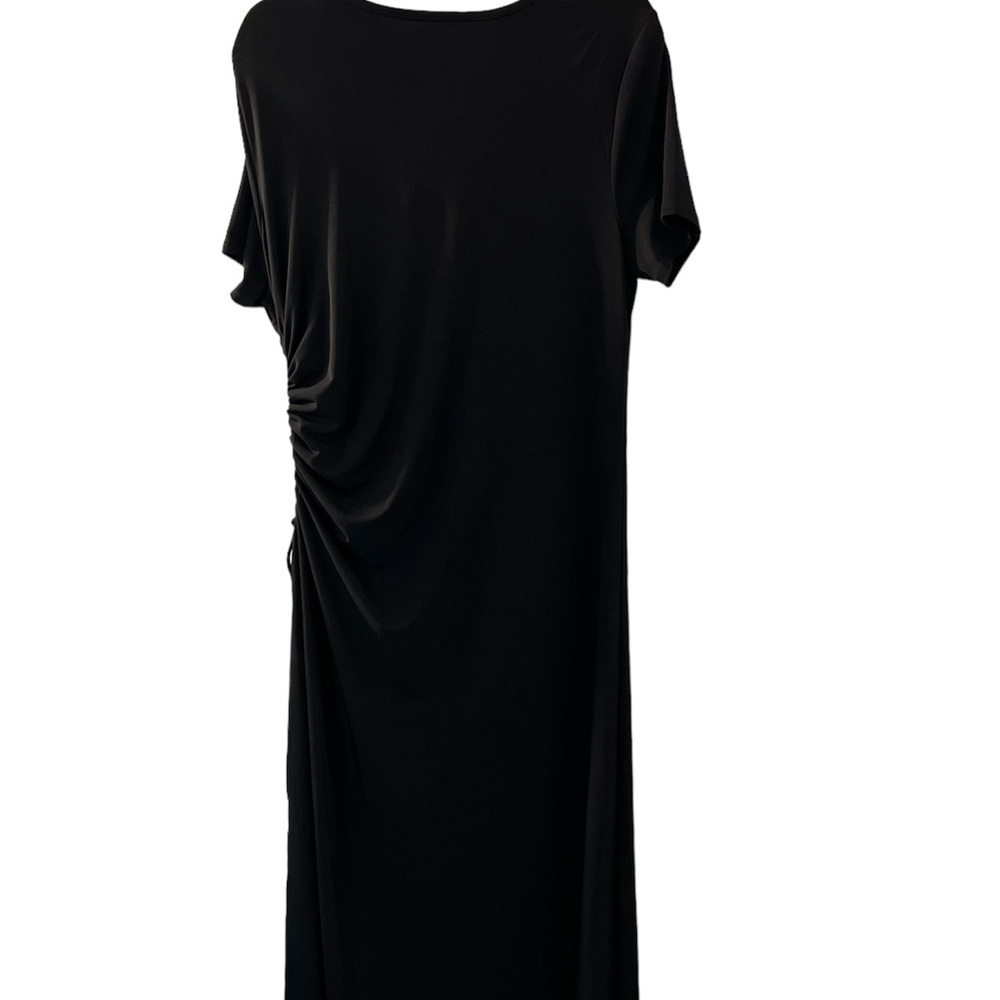 Lane Bryant black pull over dress short sleeve 14/16